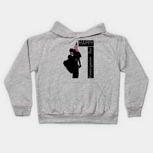 Happy Emancipation Day-Waleed Kids Hoodie